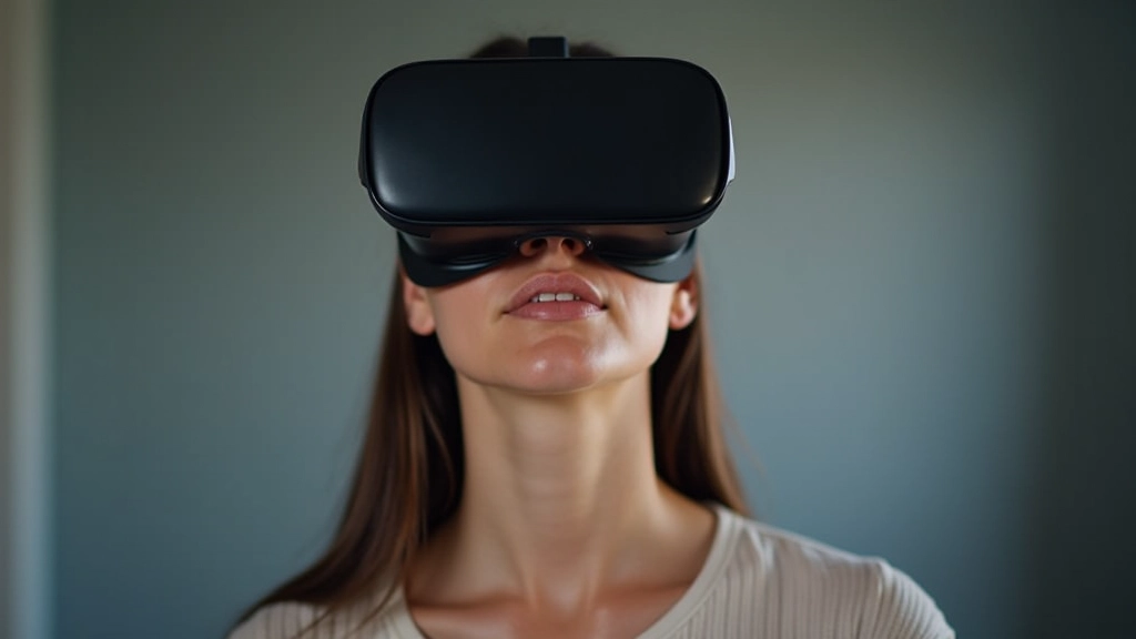 Person wearing VR headset in training session demonstrating immersive experience
